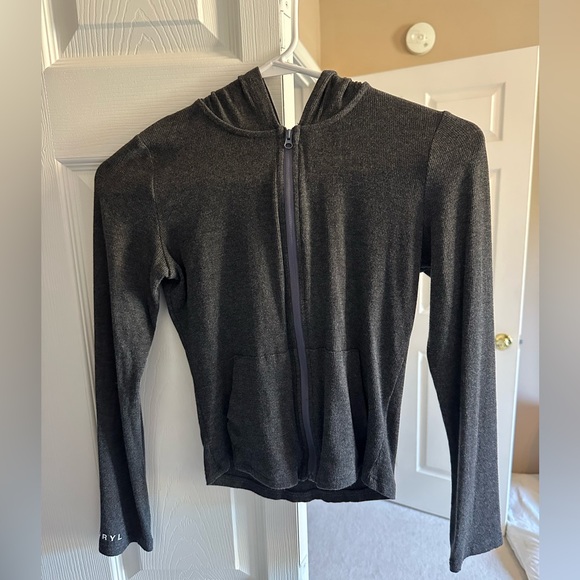 Naturyl by Niykee Heaton Charcoal Gray Women's Hoodie - Picture 1 of 3